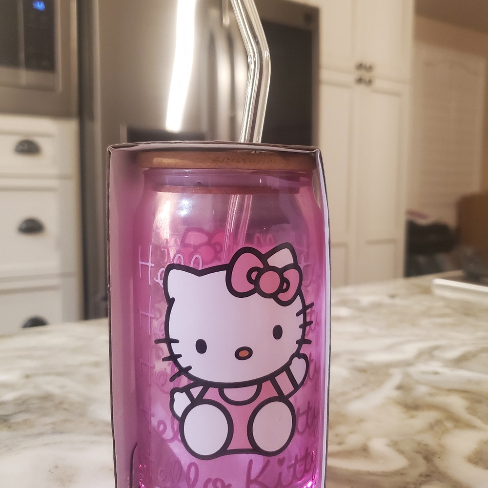 Hello Kitty Glass Tumbler
